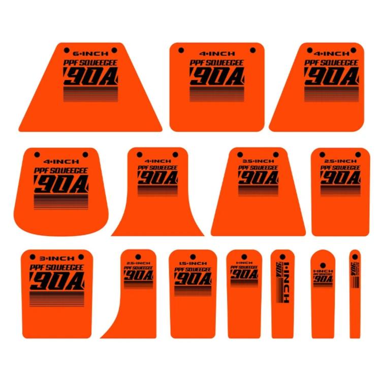 qili 14pcs /Set Car Film Invisible Car Wrap Scraper