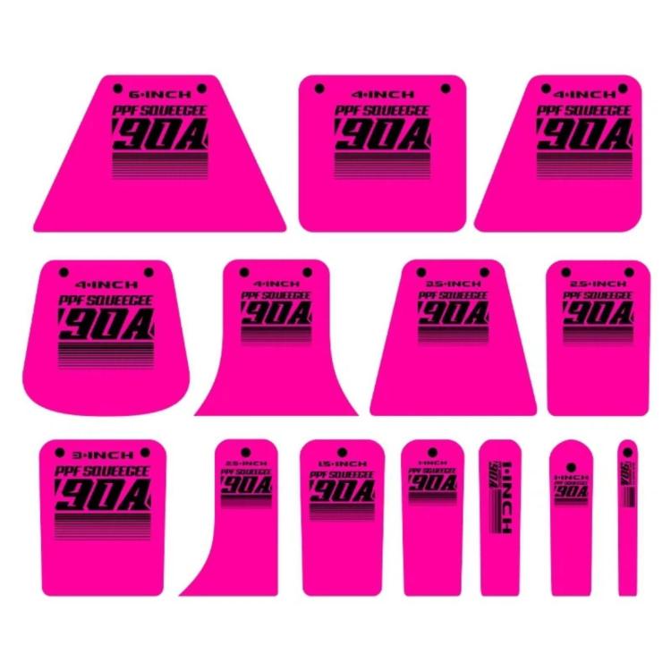 qili 14pcs /Set Car Film Invisible Car Wrap Scraper