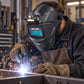 Head-Mounted Solar-Powered Auto-Darkening Welding Helmet, True-color Model + Headlamp