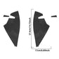 Black carbon fiber door anti-collision buffer pads with 17cm by 3.4cm size diagram