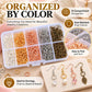 1125 PCS/Box Earring Making Kit Earring Hooks & Jump Rings Set DIY Jewelry Findings, Without Tool, With Tool