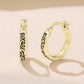 Vintage-style Patterned Brass Earring Backs With Silver Posts, YIE423-A, YIE423-B