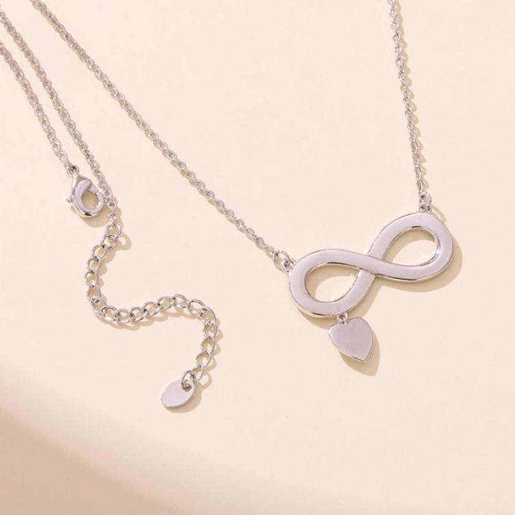 Women Copper Infinite Love Pendant Necklace, YIN144