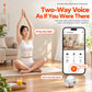 Pets Smart AI Robot Companion Camera With Remote Control, Auto Recharge & Night Vision