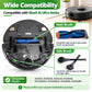 Robot vacuum replacement kit showing main brush roller and side brush for Shark AI Ultra
