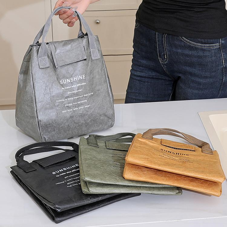 Insulated Tyvek Lunch Bag Thermal Tote Box For Work Office