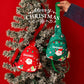 Kids Christmas Sling Bag Mini Crossbody Chest Pack with Adjustable Strap Plush Charm