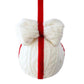Striped Knitted Bow Christmas Ornament DIY Party Decoration