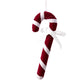 Velvet Candy Cane Christmas Tree Ornament