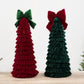 Layered Pleated Christmas Tree Ornament DIY Christmas Decor