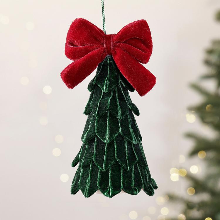 Bow Tabletop Christmas Tree Ornament DIY Christmas Decorations Festive Decor Items
