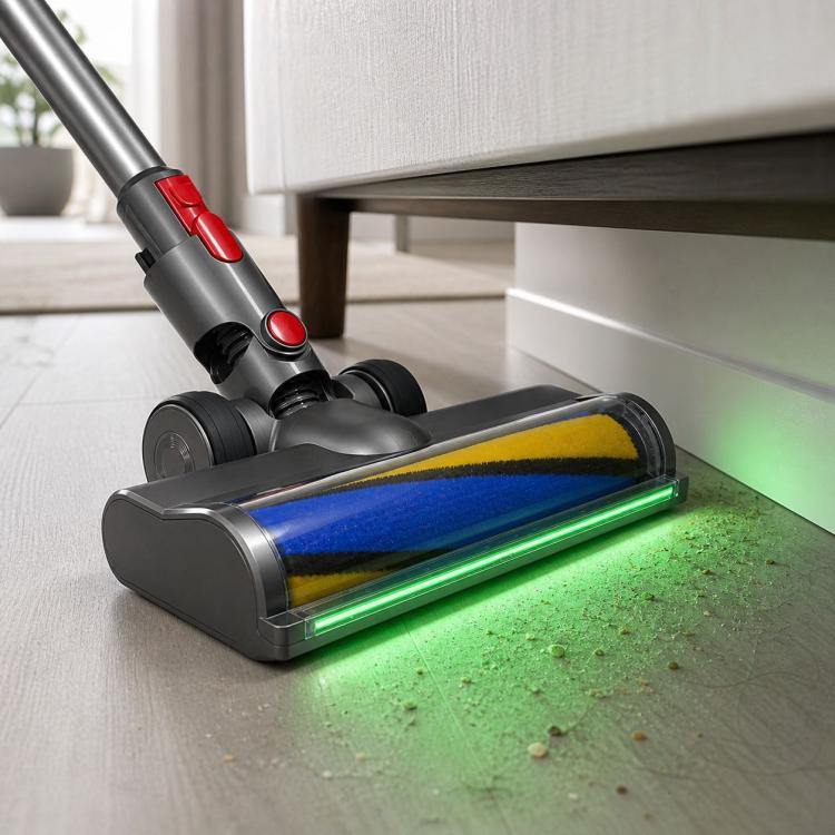 Soft Roller Cleaner Head For Dyson V15 / V11 / V10 / V8 / V7 Vacuum with Green Light Dust Detection
