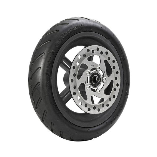 Rear pneumatic wheel with 120mm brake disc and metal hub