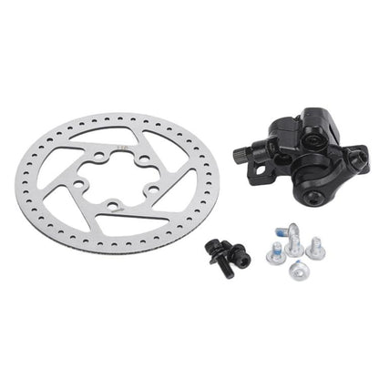 Disc brake rotor with 5-hole design and silver finish