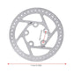 110mm disc brake rotor with drilled pattern and 5-hole design