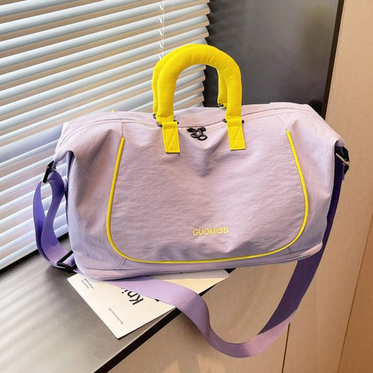 Expandable Travel Duffle Bag with Dry Wet Separation Pocket for Gym Sports Dance Travel