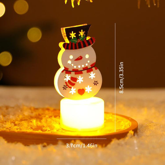 Christmas Led Electronic Candle Lights Holiday Tabletop Decorations