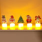 Christmas Led Electronic Candle Lights Holiday Tabletop Decorations