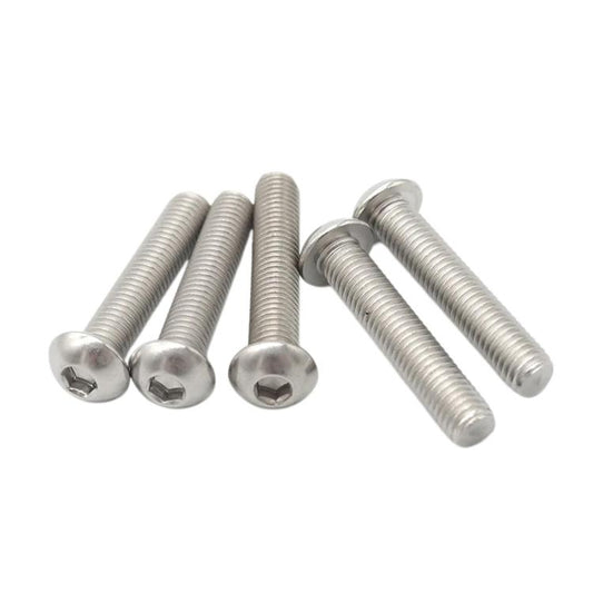 304 Stainless Steel Button Head Socket Cap Screws Nuts Assortment Kit, 500 PCS/Box