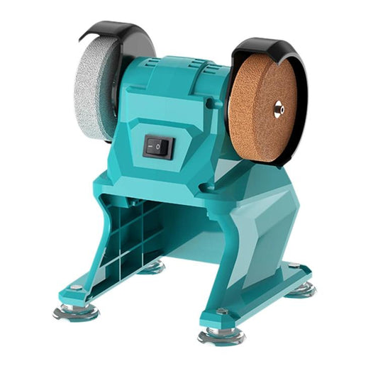 Small Electric Bench Grinder Dual Grinding Wheel Home Sharpening Machine No Battery