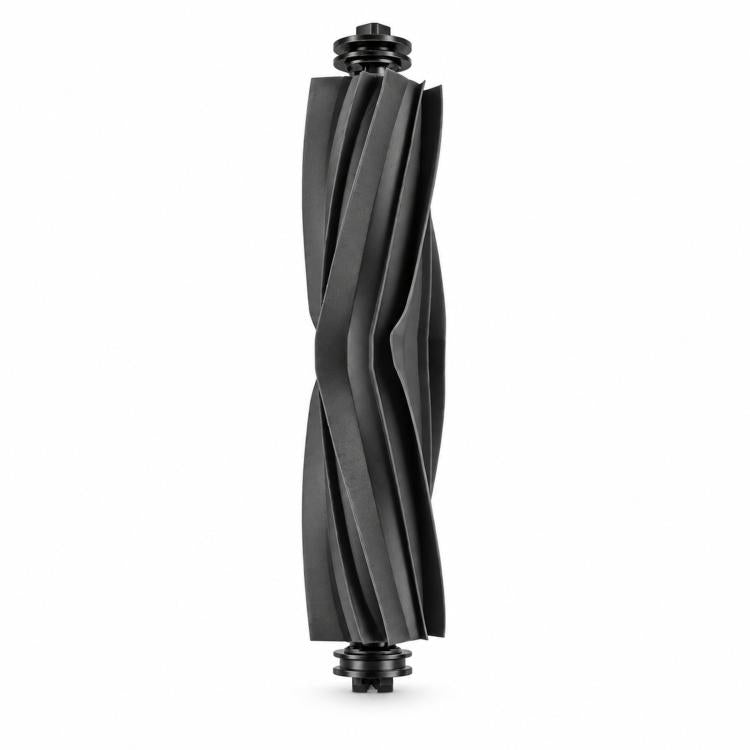 Single replacement roller brush with black bristles and end cap