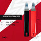 Two automotive pry bar tools with silver tips and red/black handles for car trim.
