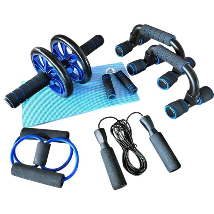 Abdominal Wheel and Push-up Stand Combo Training Equipment