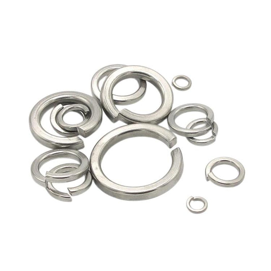 304 Stainless Steel Spring Lock Washer Assortment Kit Metric M2-M12 Split Lock Washers, 480 PCS/Box