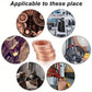 M5-M14 Copper Metric Washer Sealing Set Solid Copper Flat Ring Crush Washer Kit, 50 PCS/Box, 100 PCS/Box