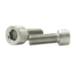 304 stainless steel socket head cap screw with hex socket drive and threaded shank