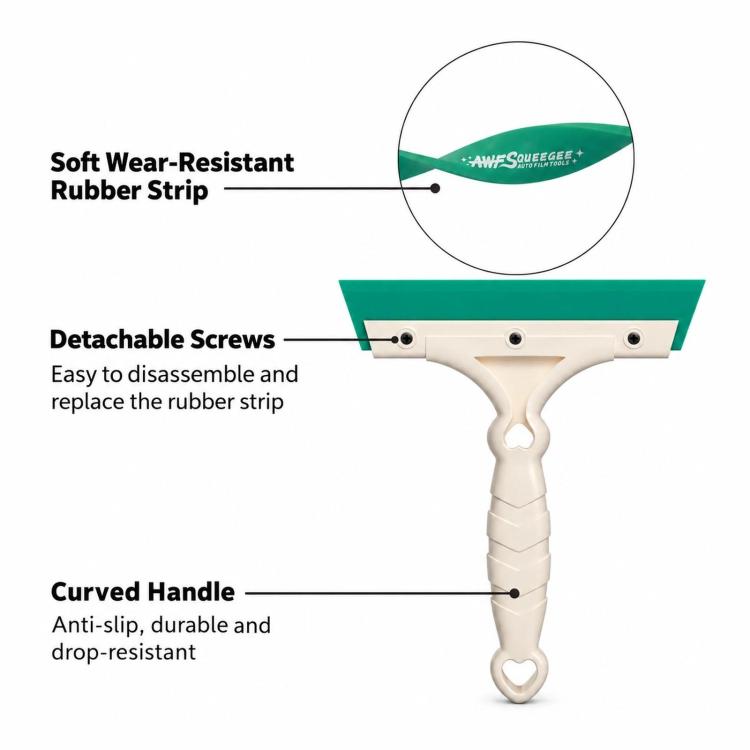 qili Automotive Ultra-Soft Ox-Tendon Material Window Tinting Squeegee