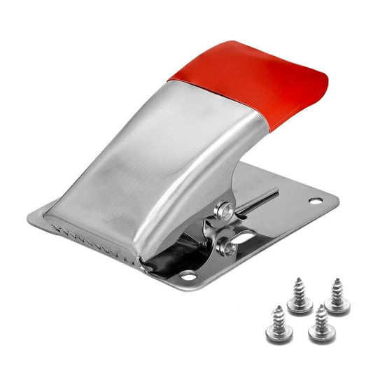 Stainless Steel Fish Fillet Clamp for Cutting Board Fish Tail Cleaning Gripper, Without Protective Sleeve, With Black Sleeve, With Red Sleeve, With Green Sleeve