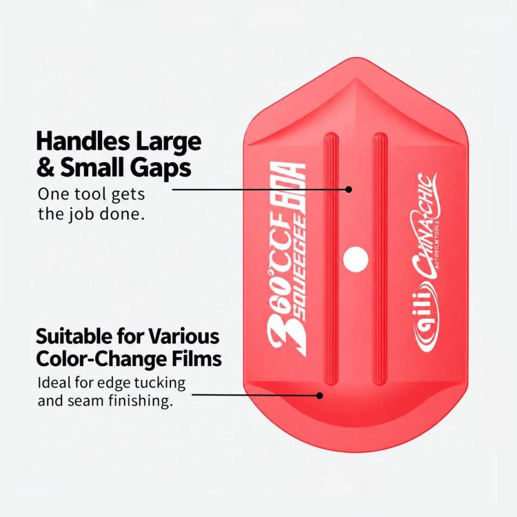 qili Multifunctional Polygonal Squeegee for Car Film Trimming