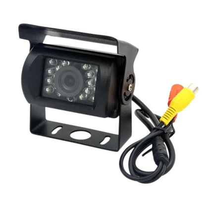 Black vehicle rear view infrared night vision camera with AV and yellow RCA cable