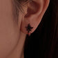 S925 Sterling Silver Gothic Mandala Flower Stud Earrings, SCE2054