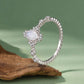 S925 Sterling Silver Natural Moonstone Ring, 6 US Size, 7 US Size, 8 US Size