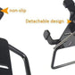 Black detachable clamp holder with non-slip grips and angled support frame