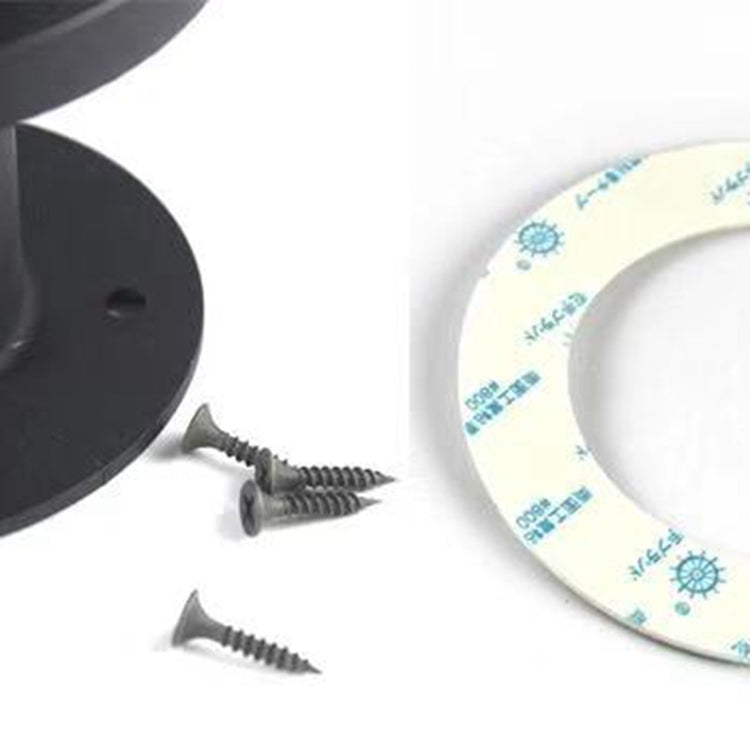 Mounting screws and accessory disc for black POS bracket stand