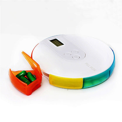One Week Portable Timing Smart Pill Boxes Elder Reminding Electronic Medicine Box