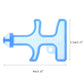 2 PCS Outdoor Emergency Strong Self-defense Personal Protection Tactical Security Tool Women Finger Stinger Drill