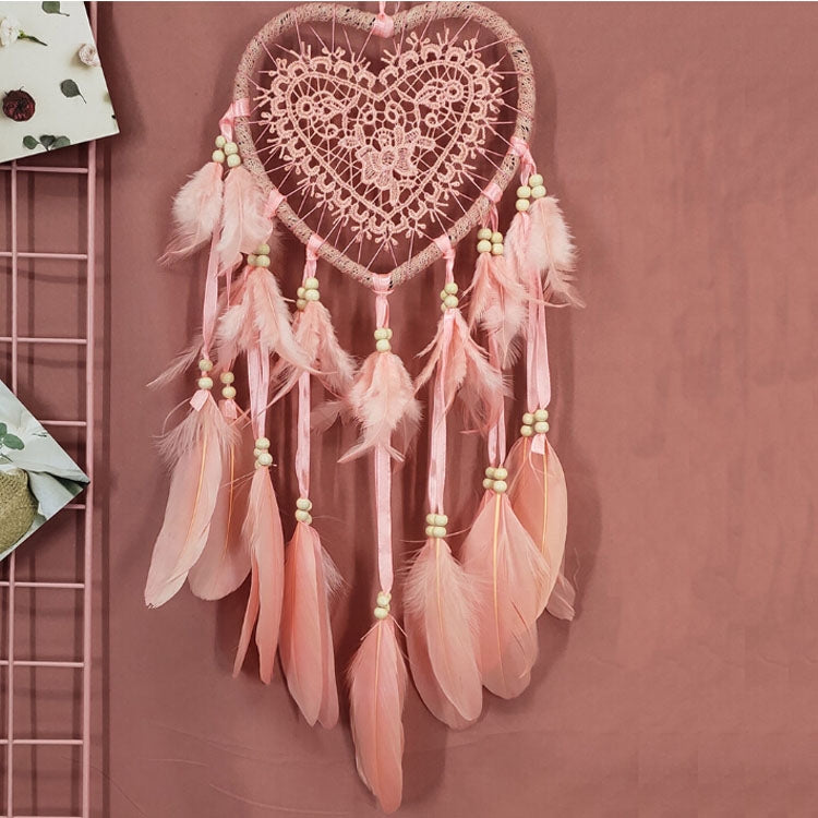 Creative Hand-Woven Crafts Dream Catcher Home Car Wall Hanging Decoration, With Light, Without Light