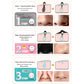3-step pig nose mask kit usage guide with three steps and nose pore close-ups