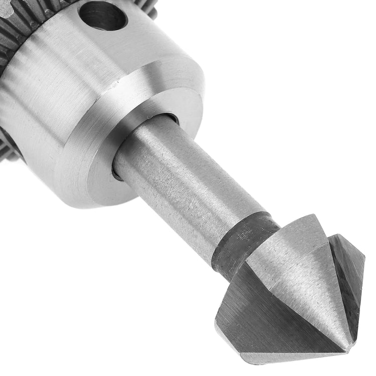6 In 1 90 Degree Three-edge Chamfering Knife Woodworking Milling Cutter Chamfering Machine Hole Opener, Iron Box, Plastic Bag