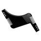 Black double-sided beard shaping comb template tool with built-in comb teeth