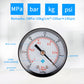 Double Scale Vacuum Mini Shockproof Pressure Gauge, Pressure Gauge