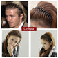 Wavy black zigzag hair headband set for multiple hairstyles, 2 pcs