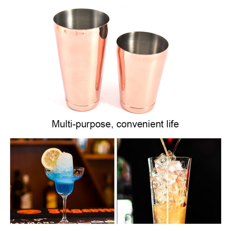 Rose gold cocktail cups, two-pack, with serving inset photos