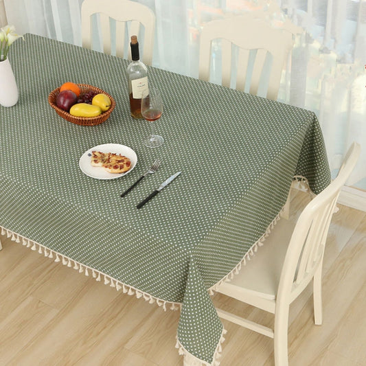 Cloth Cotton Dining Tablecloth Decoration Cloth, 60x90cm, 100x140cm, 140x140cm, 140x180cm, 140x200cm, 140x220cm, 70x70cm, 110x140cm, 90x90cm, 120x160cm, 120x120cm