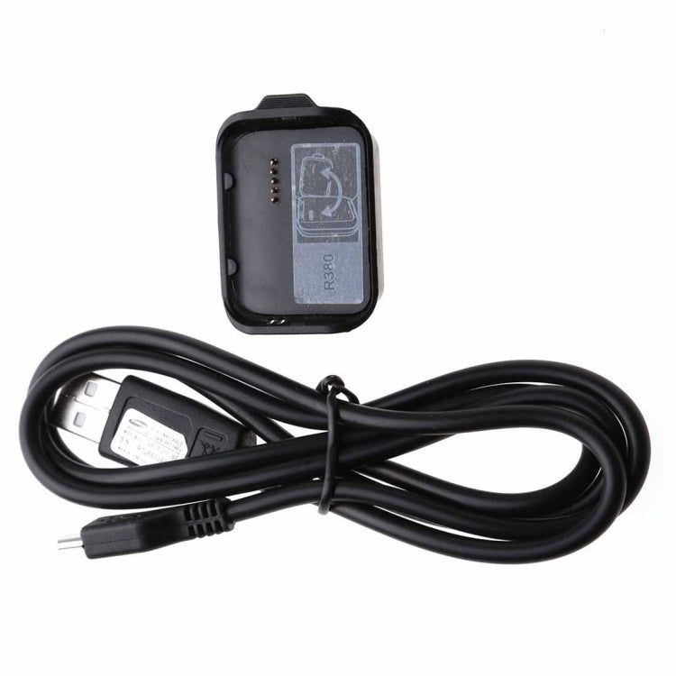 Black charging cradle and USB cable set