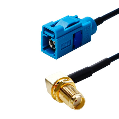 20cm RG174 adapter cable with SMA male elbow to Fakra Z female connector